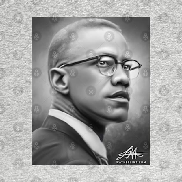 Digital Malcolm X by wayneflint